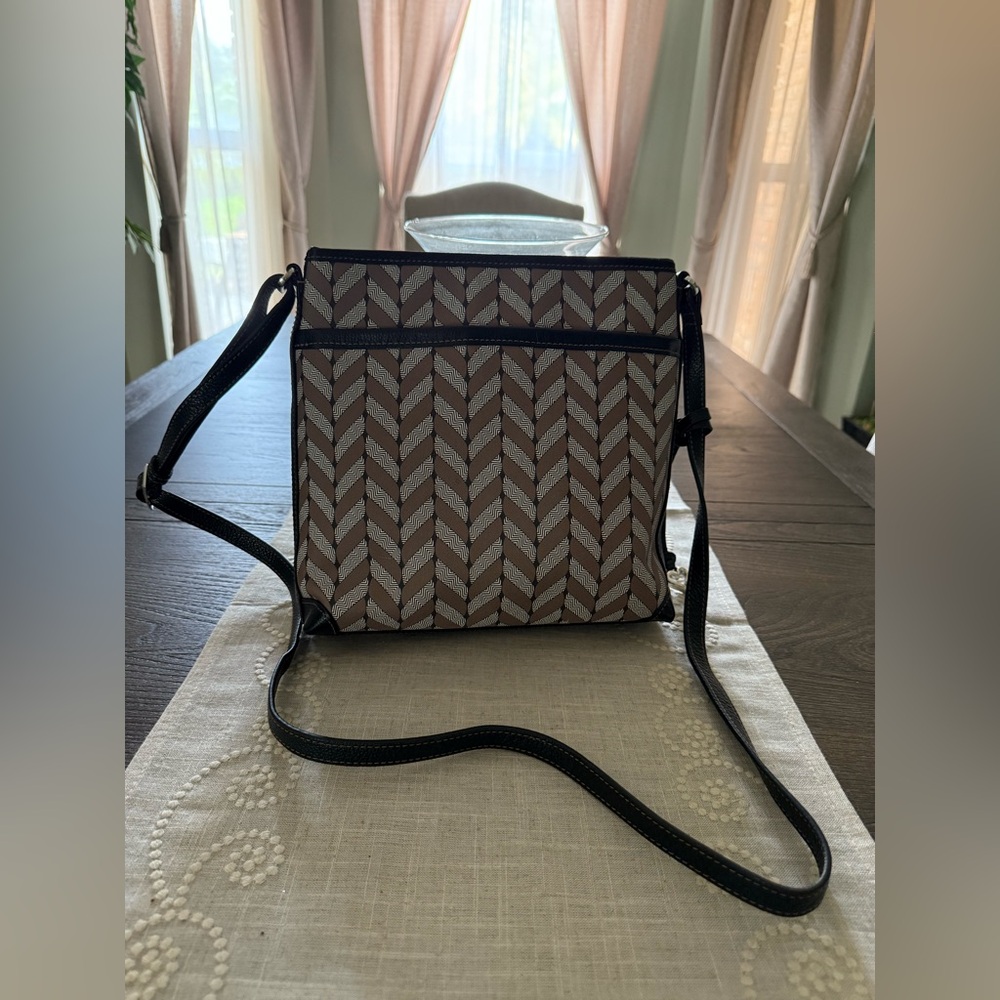 Brighton Journey Interlok Collection Herringbone Crossbody Bag - $365 MSRP - Picture 2 of 5